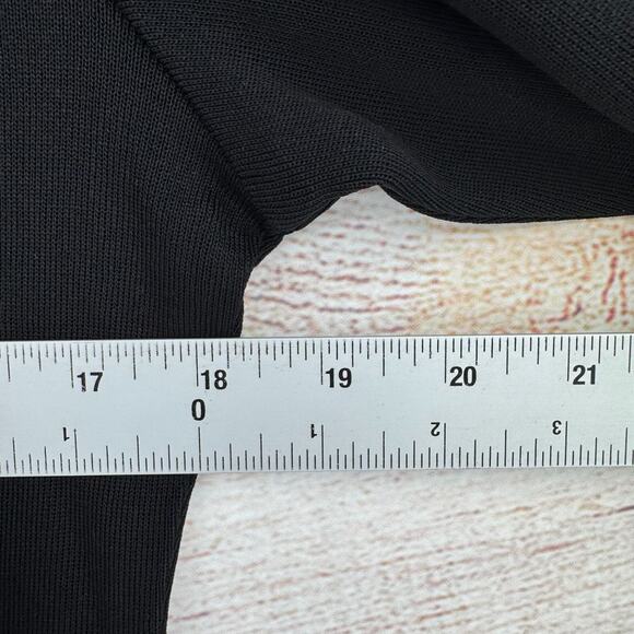 Exclusively Misook Asian Toggle Clasp Tunic Women's Size XS Petite Black‎ - Picture 10 of 11